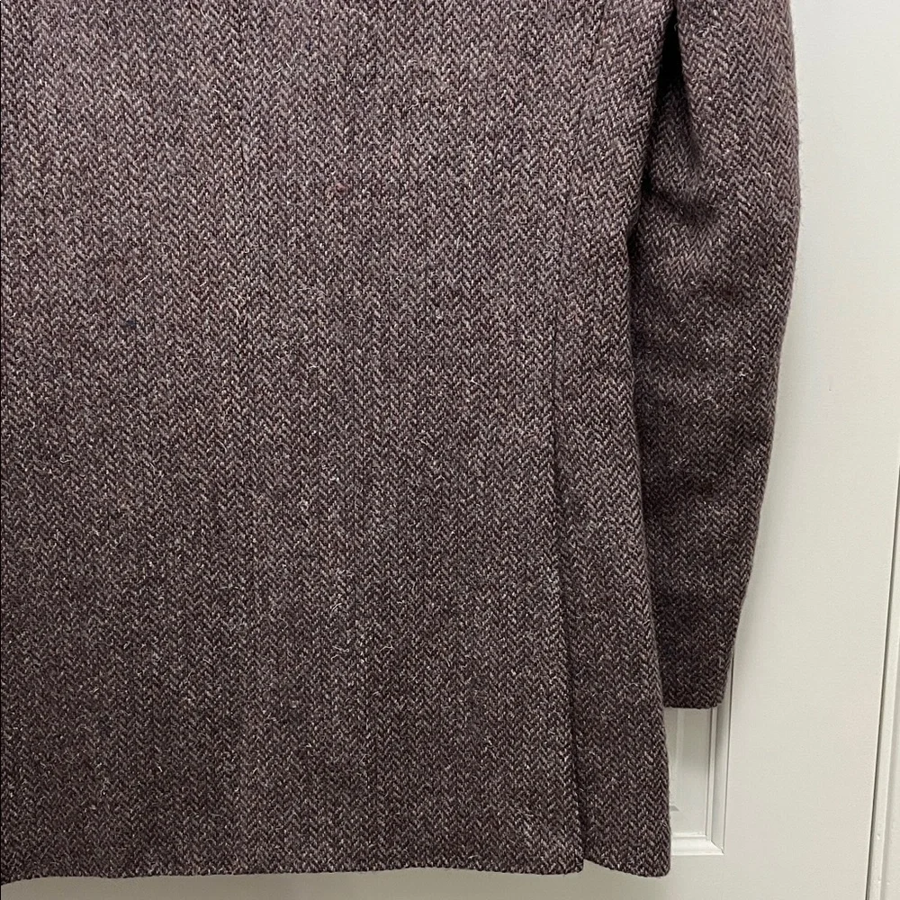 Vintage Dayton's Daniel Hechter Brown Wool Herringbone Blazer - Size Large